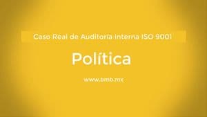 Política de la Calidad — ISO 9001